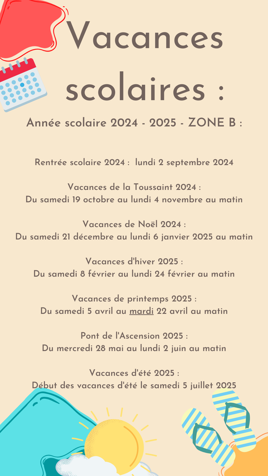 Vacances scolaires (1)